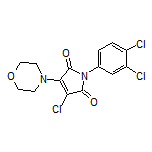 3-Chloro-1-(3,4-dichlorophenyl)-4-morpholino-1H-pyrrole-2,5-dione
