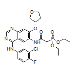 Diethyl (S)-[2-[[4-[(3-Chloro-4-fluorophenyl)amino]-7-[(tetrahydrofuran-3-yl)oxy]-6-quinazolinyl]amino]-2-oxoethyl]phosphonate