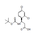 (R)-3-(Boc-amino)-3-(2,4-dichlorophenyl)propanoic Acid
