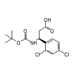 (S)-3-(Boc-amino)-3-(2,4-dichlorophenyl)propanoic Acid