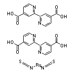 Bis(isothiocyanato)bis(2,2’-bipyridyl-4,4’-dicarboxylato)ruthenium(II)