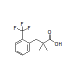 2,2-Dimethyl-3-[2-(trifluoromethyl)phenyl]propanoic Acid