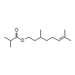 3,7-Dimethyloct-6-en-1-yl Isobutyrate