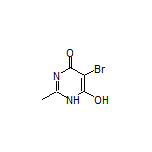 5-Bromo-6-hydroxy-2-methylpyrimidin-4(1H)-one