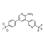 5-[4-(Methylsulfonyl)phenyl]-6’-(trifluoromethyl)-[3,3’-bipyridin]-2-amine
