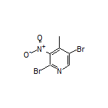 2,5-Dibromo-4-methyl-3-nitropyridine