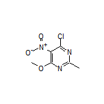 4-Chloro-6-methoxy-2-methyl-5-nitropyrimidine