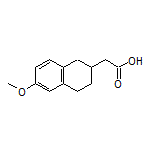2-(6-Methoxy-1,2,3,4-tetrahydronaphthalen-2-yl)acetic Acid