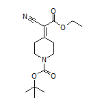 Ethyl 2-(1-Boc-piperidin-4-ylidene)-2-cyanoacetate