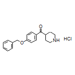 [4-(Benzyloxy)phenyl](piperidin-4-yl)methanone Hydrochloride