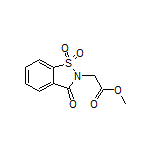 Methyl 2-[1,1-Dioxido-3-oxobenzo[d]isothiazol-2(3H)-yl]acetate
