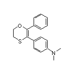N,N-Dimethyl-4-(2-phenyl-5,6-dihydro-1,4-oxathiin-3-yl)aniline
