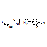 (S)-5-Acetyl-N-[1-[3-(3-chloro-4-cyanophenyl)-1-pyrazolyl]-2-propyl]pyrazole-3-carboxamide