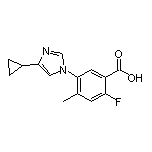 5-(4-Cyclopropyl-1-imidazolyl)-2-fluoro-4-methylbenzoic Acid