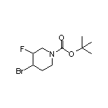 1-Boc-4-bromo-3-fluoropiperidine