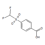4-[(Difluoromethyl)sulfonyl]benzoic Acid