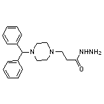 3-(4-Benzhydryl-piperazin-1-yl)-propionic acid hydrazide