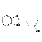 3-(4-methyl-1H-1,3-benzodiazol-2-yl)propanoic acid