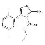 2-Amino-4-(2,5-dimethyl-phenyl)-thiophene-3-carboxylic acid ethyl ester