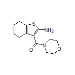 (2-Amino-4,5,6,7-tetrahydrobenzo[b]thiophen-3-yl)(morpholino)methanone