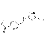 Methyl 4-[[(5-Amino-1,3,4-thiadiazol-2-yl)thio]methyl]benzoate