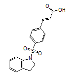 (E)-3-[4-(Indolin-1-ylsulfonyl)phenyl]acrylic Acid