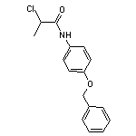 N-[4-(benzyloxy)phenyl]-2-chloropropanamide