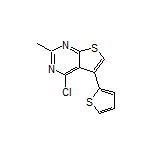 4-Chloro-2-methyl-5-(thiophen-2-yl)thieno[2,3-d]pyrimidine