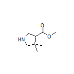 methyl 4,4-dimethylpyrrolidine-3-carboxylate