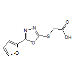 2-[[5-(Furan-2-yl)-1,3,4-oxadiazol-2-yl]thio]acetic Acid