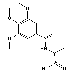 2-[(3,4,5-trimethoxybenzoyl)amino]propanoic acid