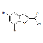 5,7-Dibromobenzofuran-2-carboxylic Acid