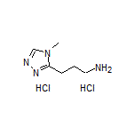3-(4-Methyl-4H-1,2,4-triazol-3-yl)-1-propanamine Dihydrochloride