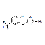 5-[2-Chloro-5-(trifluoromethyl)benzyl]thiazol-2-amine