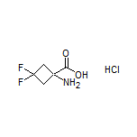 1-Amino-3,3-difluorocyclobutanecarboxylic Acid Hydrochloride