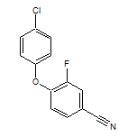 4-(4-Chlorophenoxy)-3-fluorobenzonitrile