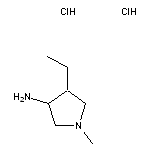 4-ethyl-1-methylpyrrolidin-3-amine dihydrochloride