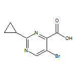 5-Bromo-2-cyclopropylpyrimidine-4-carboxylic Acid