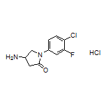 4-Amino-1-(4-chloro-3-fluorophenyl)pyrrolidin-2-one Hydrochloride