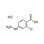 2-Chloro-4-hydrazinylbenzoic Acid Hydrochloride