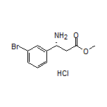 Methyl (R)-3-Amino-3-(3-bromophenyl)propanoate Hydrochloride