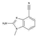 2-Amino-1-methyl-1H-benzo[d]imidazole-4-carbonitrile