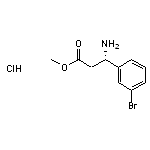 Methyl (S)-3-Amino-3-(3-bromophenyl)propanoate Hydrochloride