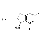 4,6-Difluoro-2,3-dihydrobenzofuran-3-amine Hydrochloride