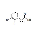 2-(3-Chloro-2-fluorophenyl)-2-methylpropanoic Acid