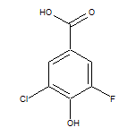3-Chloro-5-fluoro-4-hydroxybenzoic Acid