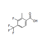 3-Fluoro-2-methyl-4-(trifluoromethyl)benzoic Acid