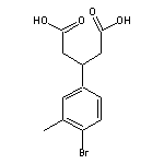 3-(4-bromo-3-methylphenyl)pentanedioic acid
