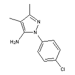 1-(4-chlorophenyl)-3,4-dimethyl-1H-pyrazol-5-amine