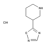 5-(Piperidin-3-yl)-1,2,4-oxadiazole Hydrochloride